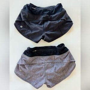 Lululemon speed up shorts size 0, great condition always air dried!